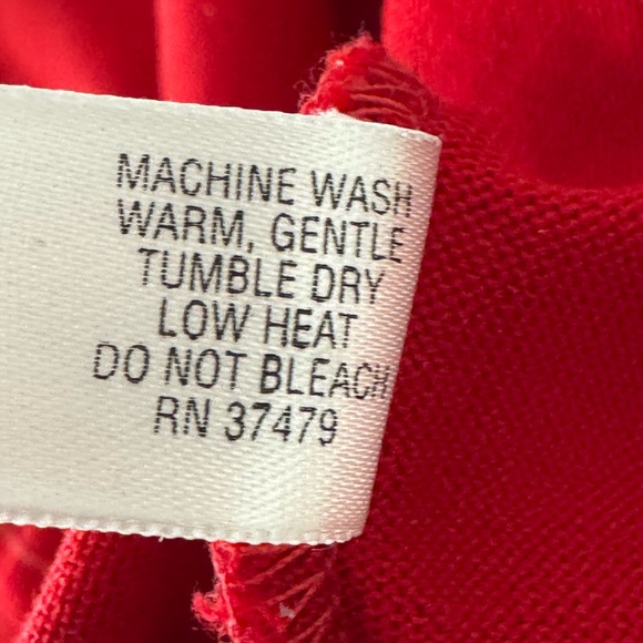 St. Croix long-sleeve mock-neck  men's knitwear, St. Vibrant Red Sweater 3X - Picture 7 of 7